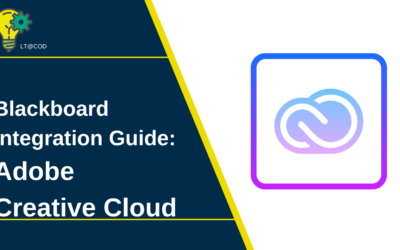 Blackboard Integration Guide: Adobe Creative Cloud Tool