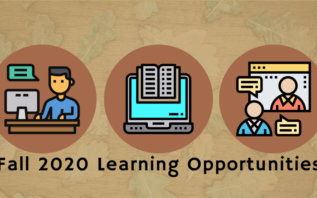 Fall 2020 Conferences, Webinars, Courses, and Events