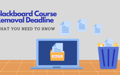 Important: Blackboard Summer 2022 Course Deletion Deadline