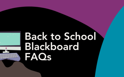 Back-to-School Blackboard FAQs