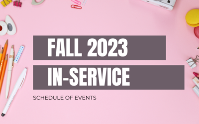 Fall 2023 In-Service: Full Schedule